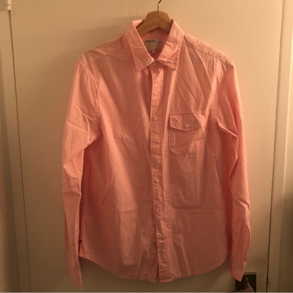 Alex Mill Cotton Shirt in Pink (size S)